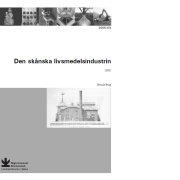 Framsidan på Regionmuseet Kristianstads rapport från 2006 om den skånska livsmedelsindustrin.
